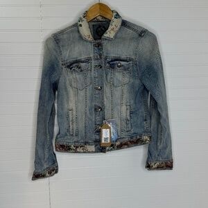 NEW Boutique Upcycle Custom Jacket Size Medium